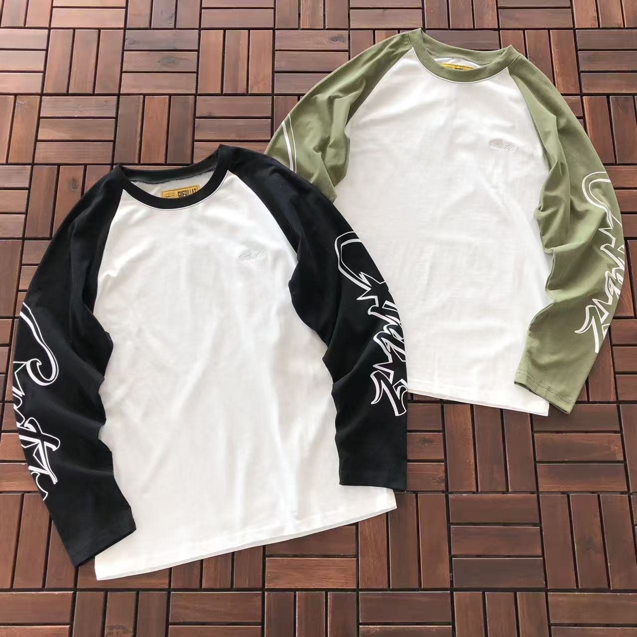 Camiseta Longsleeve Raglan Corteiz Guerrillaz